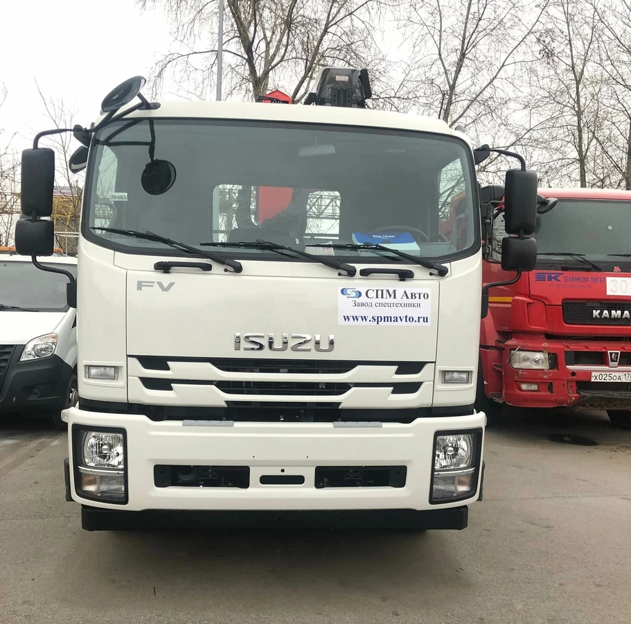 Тросовый кран-манипулятор INMAN IT150 на ISUZU FORWARD