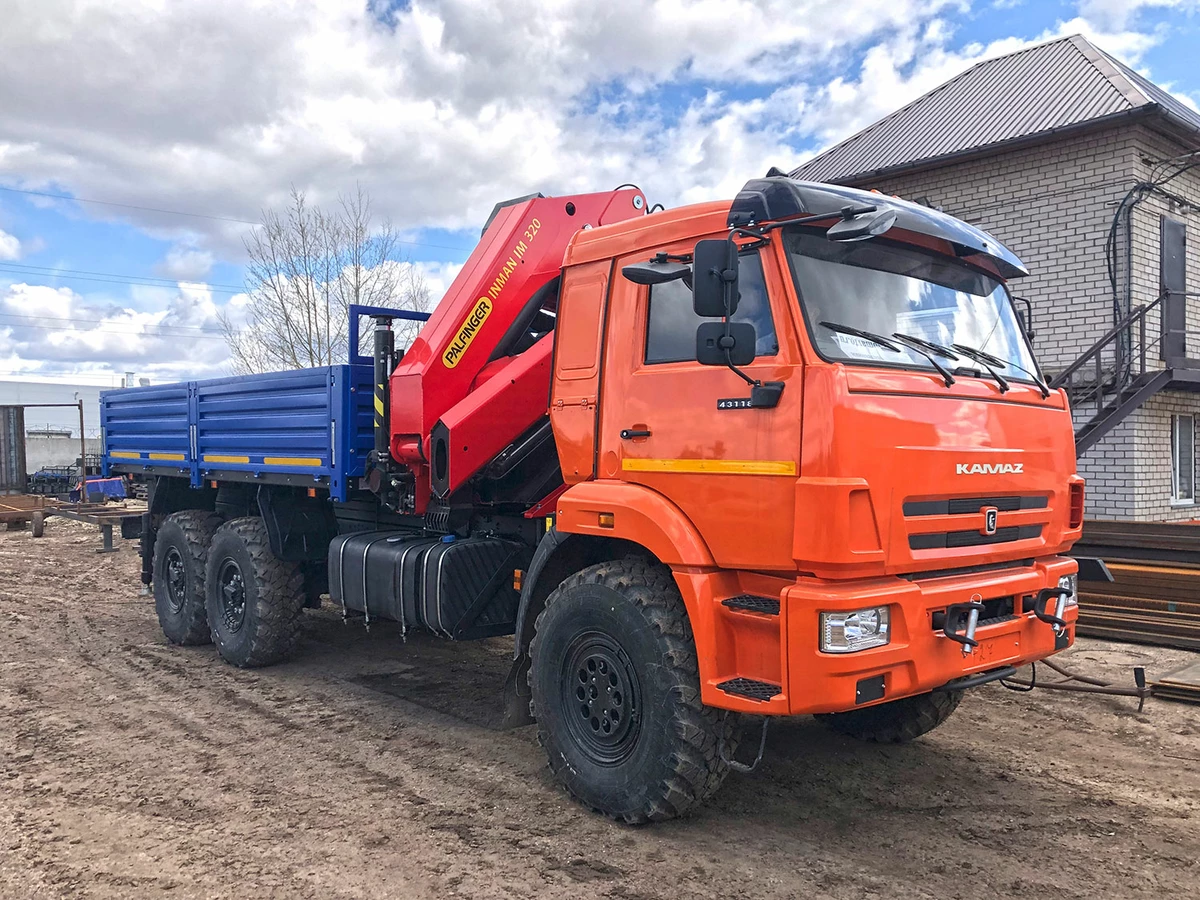 Кран-манипулятор Palfinger IM-320 на шасси КАМАЗ 43118