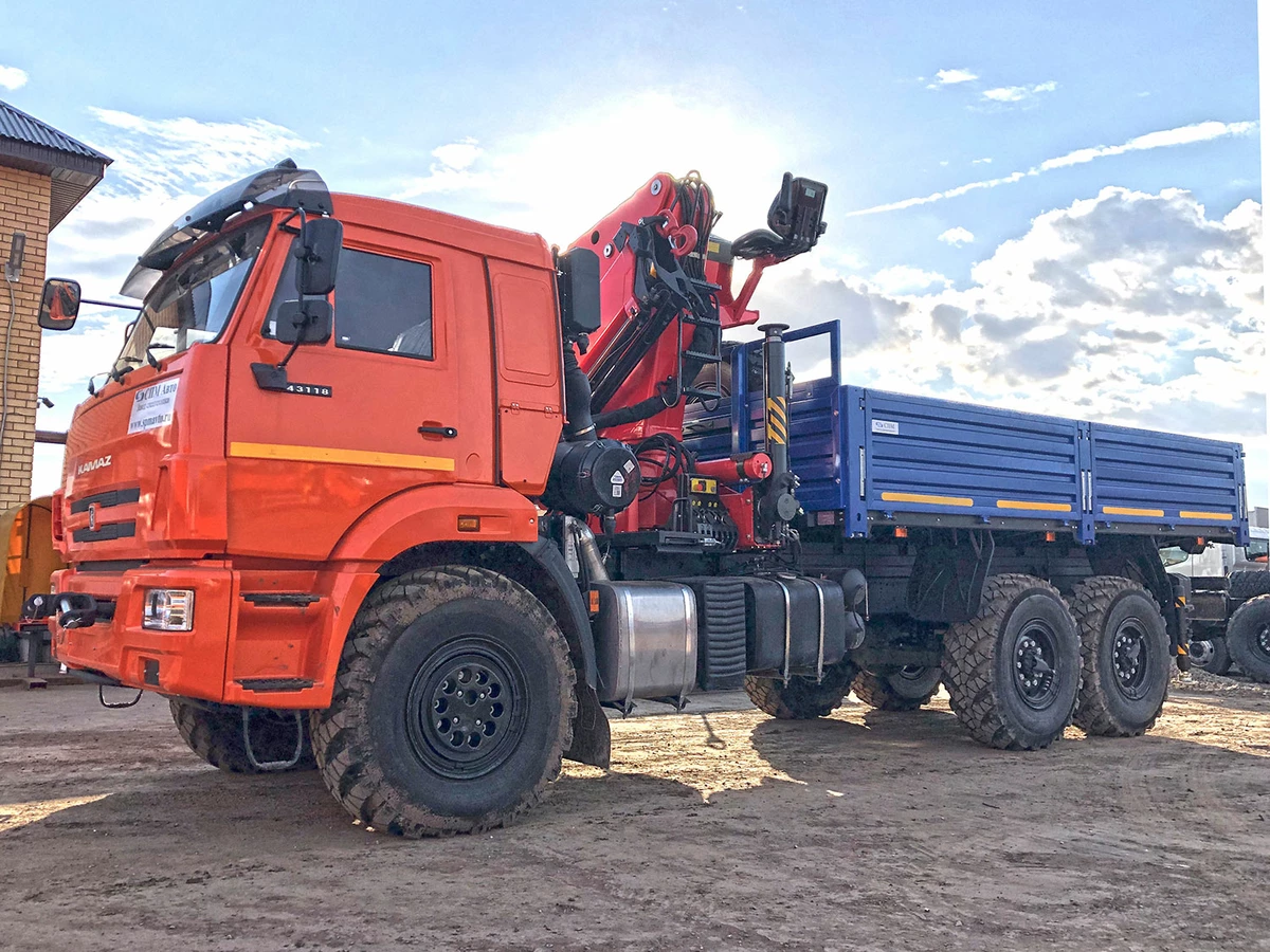 Кран-манипулятор Palfinger IM-320 на шасси КАМАЗ 43118