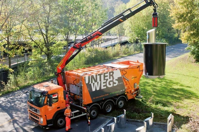 Bottle Bank Discharge Unit