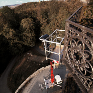 Xe nâng PALFINGER trang bị trên xe tải - mẫu CR 253 CW