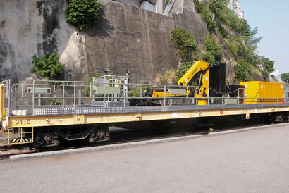 PALFINGER Railway - WAGONS AS MAINTENANCE VEHICLES