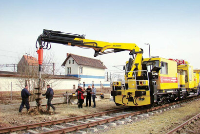 PALFINGER Railway Erdbohrer