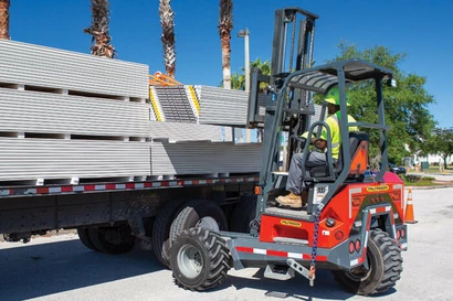 Truck-Mounted Forklifts for Drywall