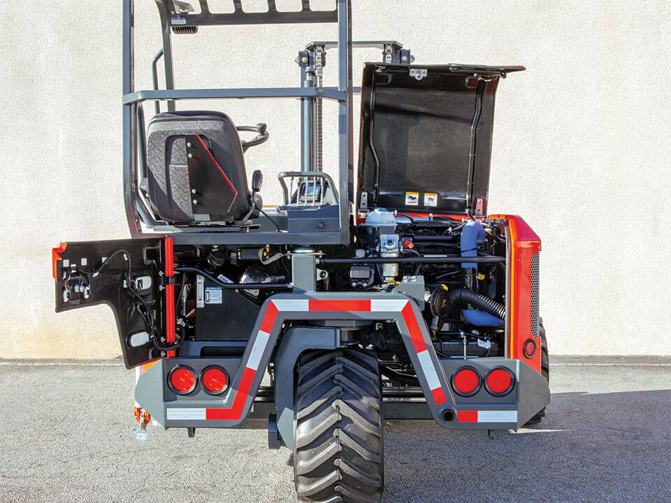 PALFINGER Truck Mounted Forklift Easy Service Access PALFINGER Truck Mounted Forklift Easy Service Access