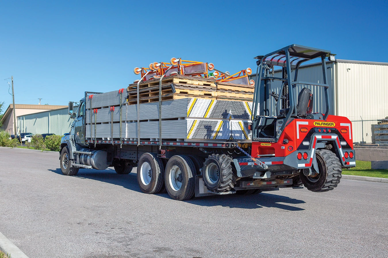 Truck Mounted Forklifts Palfinger Only certified personnel may operate the forklift trucks. truck mounted forklifts palfinger