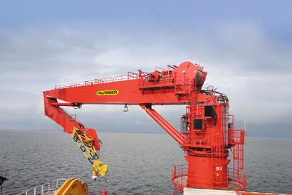 Knuckle boom crane - Wind