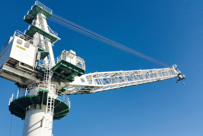 Wire Luffing Lattice Boom Cranes PALFINGER MARINE