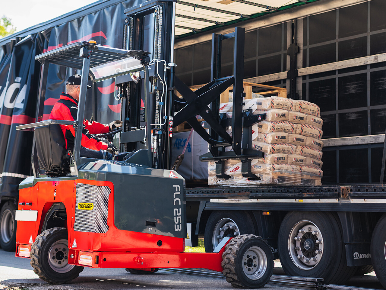 PALFINGER Truck Mounted Forklift powerful,