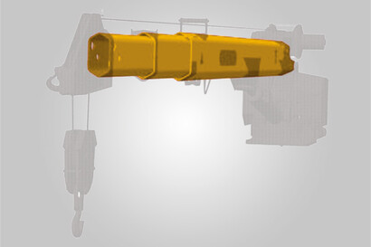 Single-weld hexagonal booms