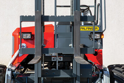 PALFINGER Truck Mounted Forklift Visibility