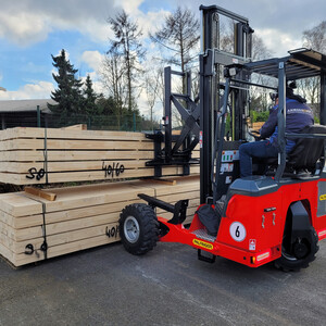 PALFINGER Mitnahmestapler im Einsatz