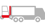 Xe nâng forklift trang bị trên xe tải