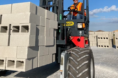 Truck-Mounted Forklifts for Brick and Block