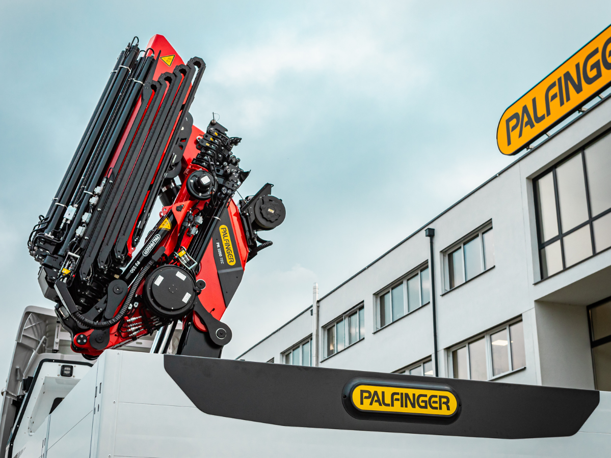 The new PALFINGER TECRange of LOADER CRANES