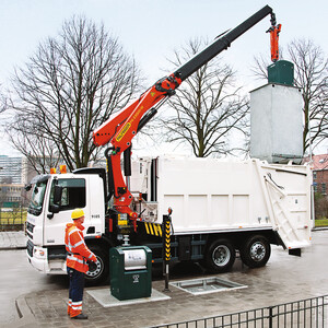 Entsorgungswirtschaft - Containerentleerung