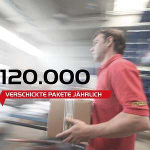 120.000 verschickte Pakete jährlich