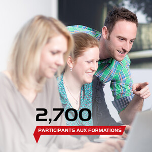 2 700 participants aux formations 2 700 participants aux formations