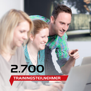 2.700 Trainingsteilnehmer