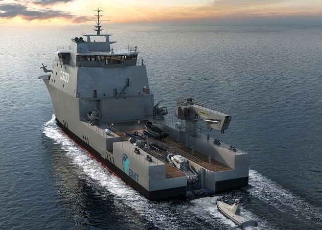 Littoral Operations Support Vessel, part of the multi-role SALVAS family of designs from BMT, used with permission from BMT Defence& Security UK Ltd. Littoral Operations Support Vessel, part of the multi-role SALVAS family of designs from BMT, used with permission from BMT Defence& Security UK Ltd.