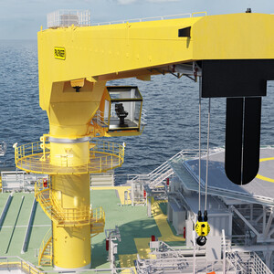 Fully electric jib crane for oil and gas industry