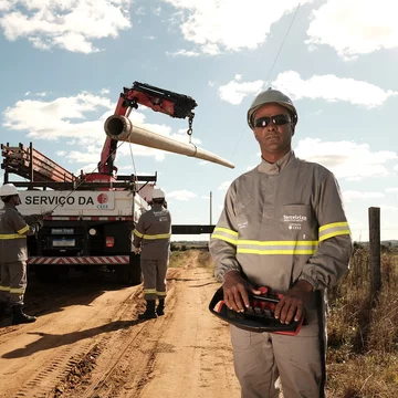 guindastes articulados para o segmento de eletrificação 