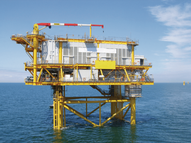 Symbolic image of an offshore substation