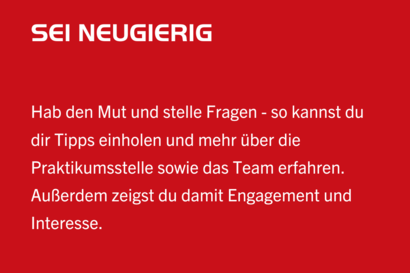 Bewerbungstipp: Sei neugierig