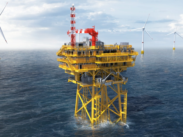 PALFINGER MARINE will equip two substations in RWE’s German Nordseecluster with lifting solutions and lifesaving appliances. | © Chantiers de l’Atlantique