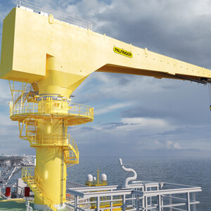 Fully electric jib crane for oil and gas industry