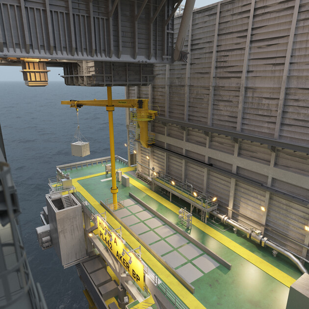 Fully electric travelling jib crane