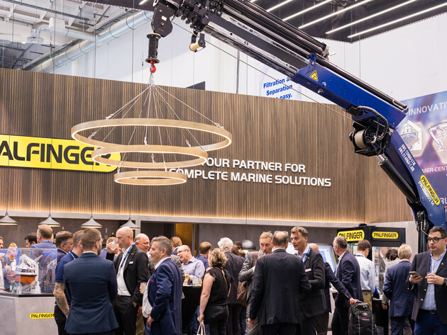 PALFINGER MARINE at the SMM 2024: Numerous visitors came to learn more about the latest products.