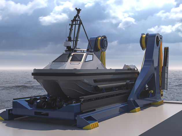 PQBS-D-C Slipway System in parking position PQBS-D-C Slipway System in parking position