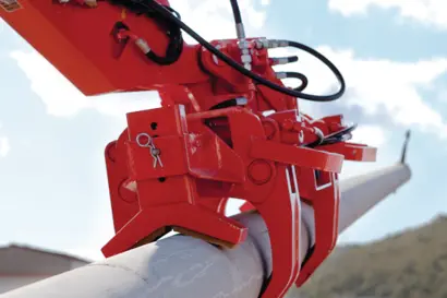 Manipulador de tubos e postes