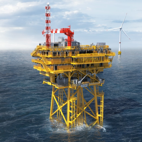 PALFINGER MARINE will equip two substations in RWE’s German Nordseecluster with lifting solutions and lifesaving appliances. | © Chantiers de l’Atlantique