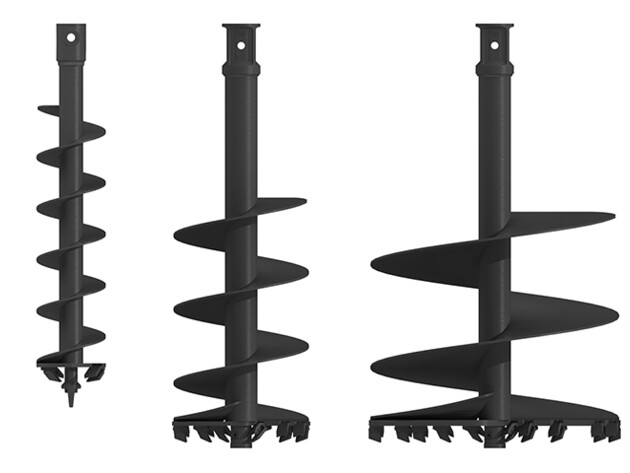 DRILLING AUGERS AND EXTENSIONS