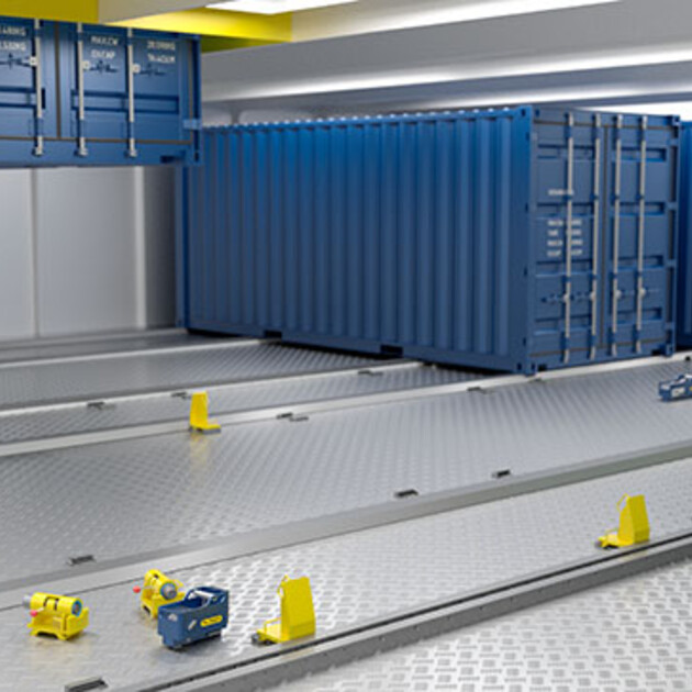 Container skidding system