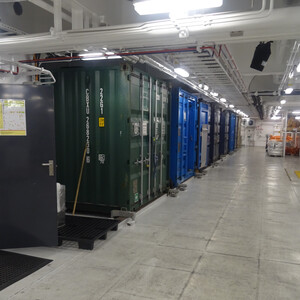 Container skidding system