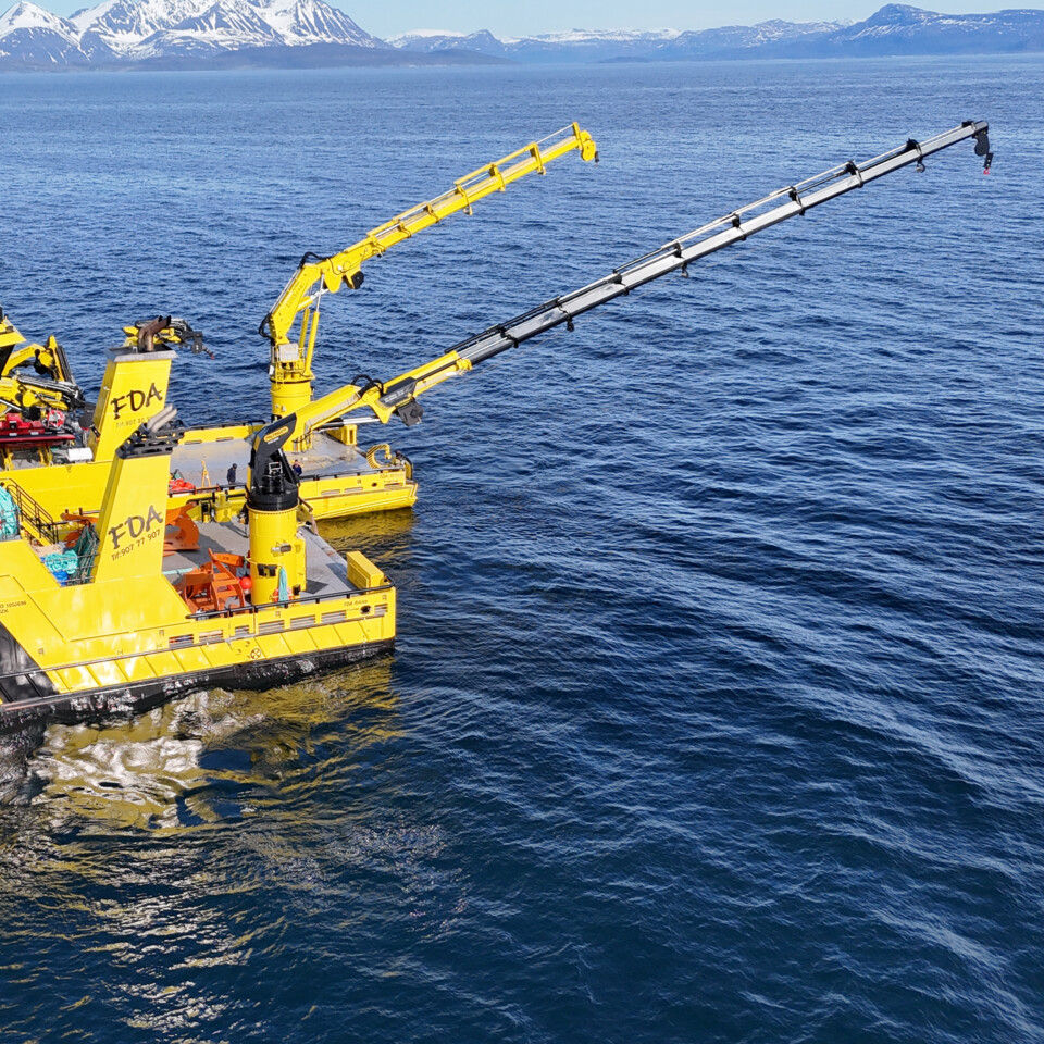 FDA vessels equipped with a combination of several PALFINGER MARINE cranes. | © Tommy Grønning