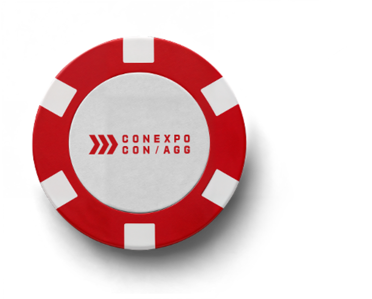 conexpo poker chip
